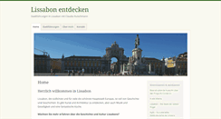 Desktop Screenshot of lissabonentdecken.com