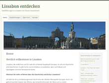 Tablet Screenshot of lissabonentdecken.com